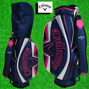 Ｃallaway キャロウェイ 軽量 キャディバッグ９型【ネイビー】新品！