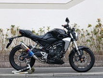 新品 WR’S CB250R(2018～)(2BK-MC52) フルエキ SS-OVAL SUSポリッシュ仕様 焼き色タイプ(チタンシェル) FB1250JM ダブルアールズ マフラー_画像1