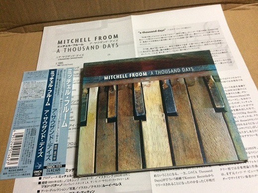 CD ミッチェルフルーム ア・サウザンド・デイズ 帯付 送料無料 国内盤 MITCHELL FROOM ピアノ 音響
