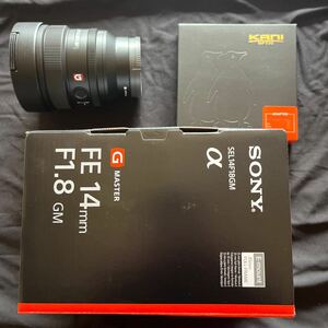 美品　SONY FE14mm F1.8 GM とKANI HT100S14GM セット　(ソニー　KANIフィルター)