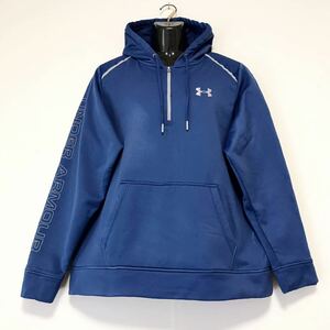 UNDER ARMOUR/ Under Armor * storm * sweat / Parker * half Zip / reverse side nappy / jacket / jersey / blue /L