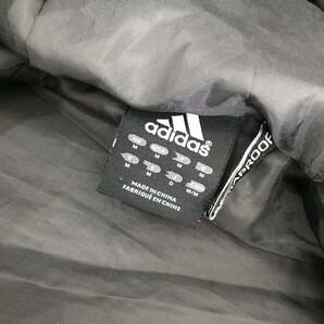 美品☆adidas/アディダス☆ダウンコート☆ダウン80%☆防寒/軽量☆ベンチコート/ウインドブレーカー/ジャージ/ブラウン/大きめサイズ☆Oの画像6