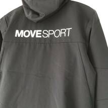 DESCENTE MOVE SPORT/デサントムーブスポーツ☆ソフトシェル/ジャケット☆パーカー☆ストレッチ/ジャージ/ブルゾン/紺/M_画像6