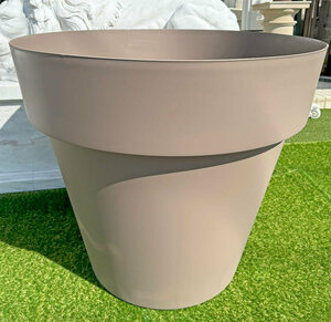 イタリア製プランター MITU100 直径100cm 高さ88cm 樹脂製 大型 ラウンド 軽量 植木鉢 フラワーポット 園芸 おしゃれ 特別セール品