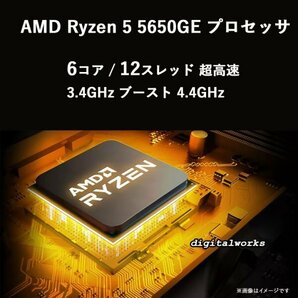 新品 長期保証付フルスペック 領収書 Lenovo ThinkCentre M75q Tiny Gen 2 AMD Ryzen5 PRO 5650GE 16GBメモリ 512GB-SSD WiFi+Bluetoothの画像2