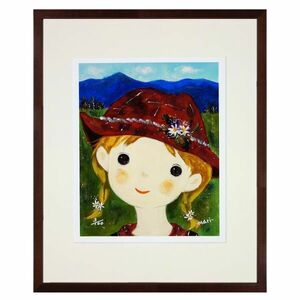 Art hand Auction 前田麻里, 我们去山里吧, 图画版画装裱画限量 100 张当代西方画家女孩童话可爱舒缓正品保证, 艺术品, 打印, 其他的