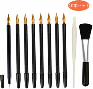 DfSucces Scratch Art 10 набор из 10 черных+1 белая+щетка экстремальная ручка
