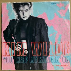 12' ペラジャケUK盤　KIM WILDE / YOU KEEP ME HANGIN' ON