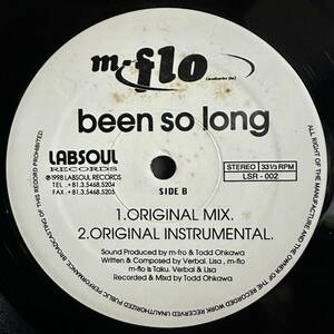 【12'】　m-flo / been so long