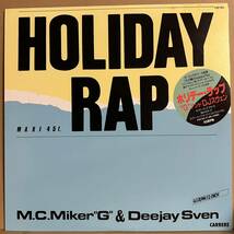 【12'】　M.C. MIKER G & DEEJAY SVEN / HOLIDAY RAP　※ アカペラ収録_画像1