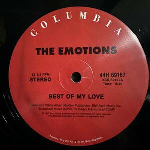 【12'】　THE EMOTIONS / BEST OF MY LOVE ☆ I DON'T WANNA LOSE YOUR LOVE