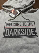 【新品】タグつき　☆スターウォーズ　STARWARS　ダークサイド　DARKSIIDE　裏起毛つきトレーナー　スウェット　メンズ　サイズM　グレー☆_画像2