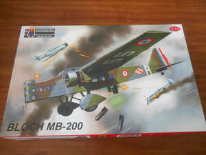 〔全国一律送料500円込〕1/72 KPモデル フランス ブロック MB-200 重爆撃機