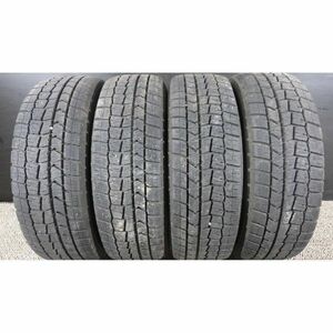 ☆送料無料☆ダンロップ WINTER MAXX WM02 195/65R15 4本SET◎2019年製9分山スタッドレ◎中古 特筆すべき損傷なし◎セレナ等に