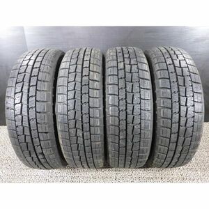 ダンロップ WINTER MAXX WM01 165/55R14 4本SET◎2018年製8~9分山スタッドレス◎中古 4本に若干の片減りとブロックシワあり◎旭川手渡し可