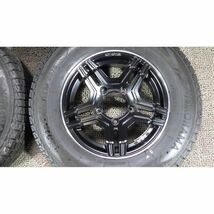 2018年製7分山 ヨコハマ ice GUARD G075 195/80R15 x G-Jr/グラバスJr 5.5J 5穴 139.7 +5 約108 4本SET◎旭川手渡し可◎ジムニーシエラ等に_画像4