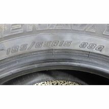 グッドイヤー ICENAVI6 185/65R15 4本SET◎2019年製 9~9.5分山 スタッドレス◎中古 1本に若干のビート傷あり◎アクア等に_画像10