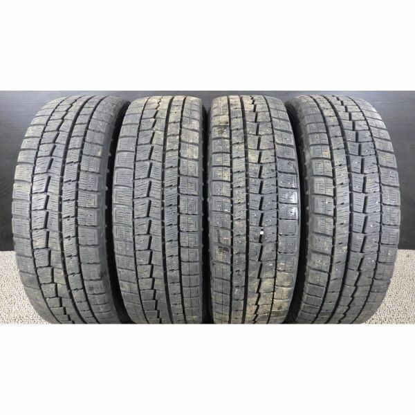 DUNLOP／ダンロップ WINTER MAXX WM01 205/60R16 4本SET◎2019年製8分山スタッドレス◎中古 若干のブロック傷あり◎旭川手渡し可