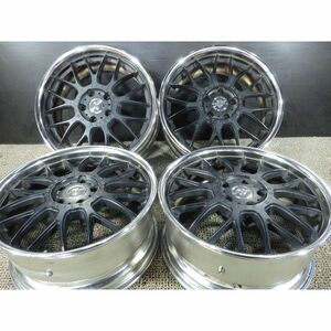 SSR ヴィエナ LM9 社外アルミホイール 18ｘ8J 5穴 114.3 +30 72mm 4本SET◎中古 2本にガリ傷あり◎旭川手渡し可