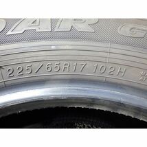 ヨコハマ GEOLANDAR G98 225/65R17 4本SET◎2022年製9分山オンロード◎中古 特筆すべき損傷なし◎旭川手渡し可◎ハリアー、CX-5等に_画像9