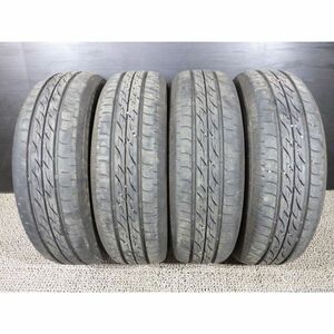 ブリヂストン NEXTRY 165/70R13 4本SET◎2021年製6.5~7分山オンロード◎中古 2本に若干の片減りあり◎旭川手渡し可