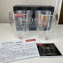 【K5010】 未使用 bodum ボダム PILATUS ダブルウォールサーモグラス 2個セット 耐熱ガラス 二重構造 箱入り 長期保管 自宅保管_画像1