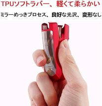 『送料無料』ダイハツ キーケース リモコン キーカバー 高級 TPU 軽量 汚れ落下傷防止 耐久 ルーミー/タントカスタム/ウェイク　赤　レッド_画像5