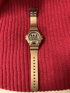YK-5556 中古品 腕時計 CASIO カシオ G-SHOCK ジーショック 型番 DW-6900GD 希少ゴールド#金色#デジタル