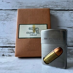 レア 未使用 zippo ジッポ コルト ガバメント 1994年製 弾丸 箱付き