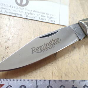 『I28K』Remington レミントン R1303 フォールディングナイフ LOCK-BACKS R1303-1984の画像2