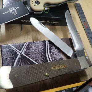 『I20D』未使用★フォールディングナイフ 8本（8点）まとめてセット ケース付き CASEXX BROWNING ONTARIO BOKER KISSING 他の画像7