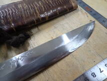 『I23D』土居良明 作 剣鉈 カスタムナイフ 和式ナイフ シースナイフ_画像7