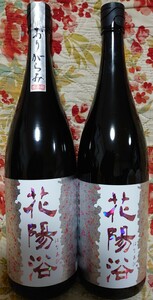 南陽醸造 花陽浴 はなあび THE MATCH 日本酒 24年3月瓶詰 未開封　一升瓶 1800ml　２本セット　無濾過生原酒 純米吟醸 冷蔵保存中 送料込み