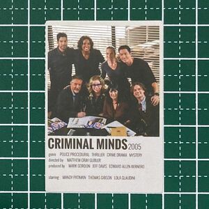 ステッカー　クリミナル・マインド FBI行動分析課　Criminal Minds