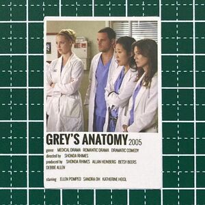 ステッカー 防水　グレイズ・アナトミー 恋の解剖学　Grey's Anatomy