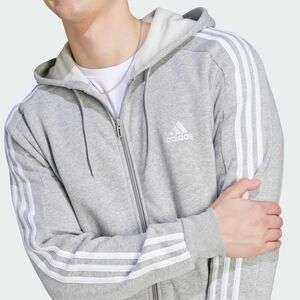 ★アディダス ADIDAS 新品 メンズ エッセンシャルズ フリース スリーストライプス フルジップパーカー ジャケット[IJ6479-M] 二 壱★QWER