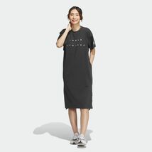 ★アディダス adidas 新品 レディース ワーディング ルーズフィット シングルジャージー ワンピース Mサイズ[IA5254-M] 二 壱★QWER★_画像2