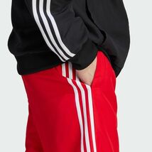 ★アディダス ADIDAS 新品 メンズ スリーストライプス ウーブントラック スーツ 上下セット 黒赤 XLサイズ[SETIJ6060-XL] 五 参★QWER_画像5