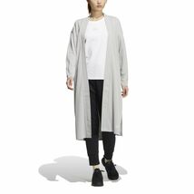 ★アディダス adidas 新品 レディース UV ロングカーディガン Lサイズ[HN7752-L] 二 弐★QWER★_画像2