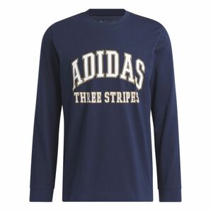 ★アディダス adidas 新品 メンズ TOKYOシティ 長袖 Tシャツ ロンT 紺 XLサイズ [IU2957-XL] 三 参★QWER★の画像5