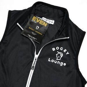 ●送料390円可能商品 ボギーラウンジ ゴルフ EVEN BOGEY LOUNGE GOLF 新品 メンズ ベスト ジャケット 黒[2M101346BG-49-L]一 二 弐★QWER