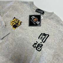 ★阪神 タイガース HANSHIN TIGERS 新品 メンズ スウェット トレーナー ジャケット 灰 XLサイズ [74235490-91-LL]一 二 参★QWER_画像1