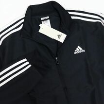 ★アディダス ADIDAS 新品 メンズ スリーストライプス ウーブントラック スーツ 上下セット 黒赤 XLサイズ[SETIJ6060-XL] 五 参★QWER_画像6