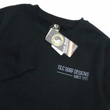 ★タウン&カントリー T&C SURF DESIGNS 新品 メンズ 暖かい 裏起毛 スウェット トレーナー 黒 Lサイズ [DM7320-08-L] 一 三 弐★QWER★_画像2