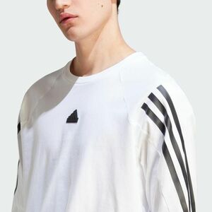 ★アディダス adidas 新品 メンズ フューチャーアイコン スリーストライプス 長袖 Tシャツ ロンT 白 XXLサイズ [IJ6388-2XL] 三 零★QWER★