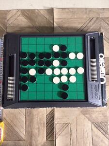 e1]tsukda original Othello Reversi board game white black former times game missed toy ...... interval hour .tore present condition 