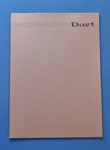 [TA18-09] Toyota Duet M101A TOYOTA Duet 2002 year 6 month accessory catalog * with price list catalog rare rare 