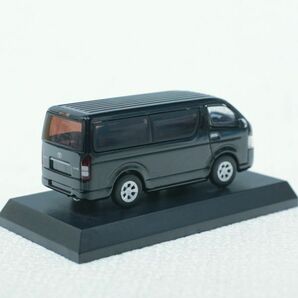 022a 京商 サークルK サンクス ? TOYOTA Hiace ハイエース 黒 1/64 ミニカーコレクション トヨタ ブラック ハイエースの画像4