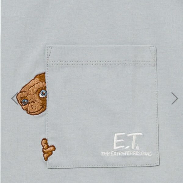 E.T. のぞく｜レイヤードTシャツ　　Lサイズ