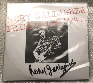 ロリー・ギャラガー　サイン入り (77年来日時) LP Rory Gallagher「Irish Tour '74」ライヴ・イン・アイルランド